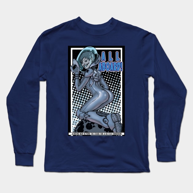 All Aboard! by Shade Long Sleeve T-Shirt by theartofshade